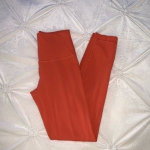 orange lululemon luxtreme wunder under